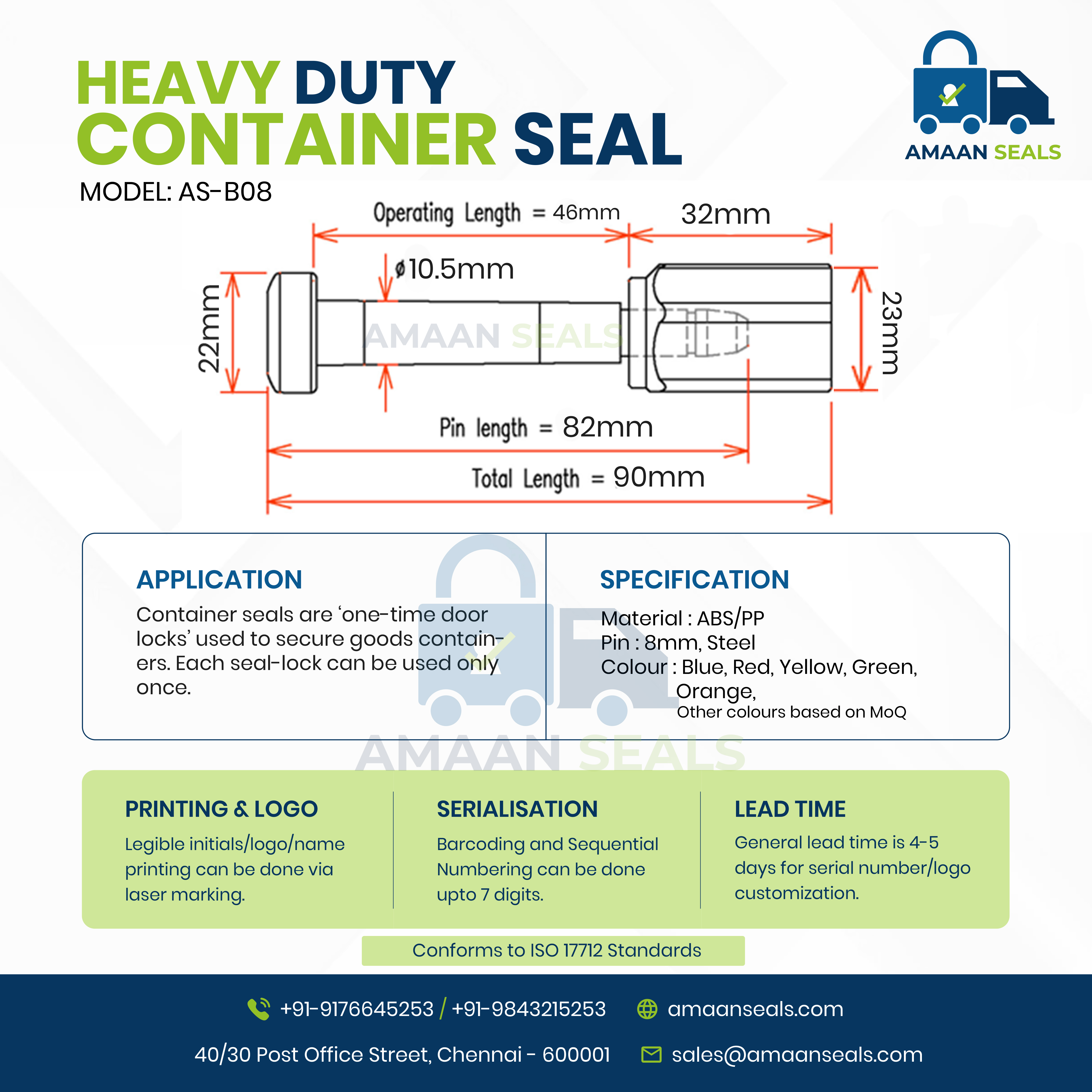 Heavy Duty Container Seal